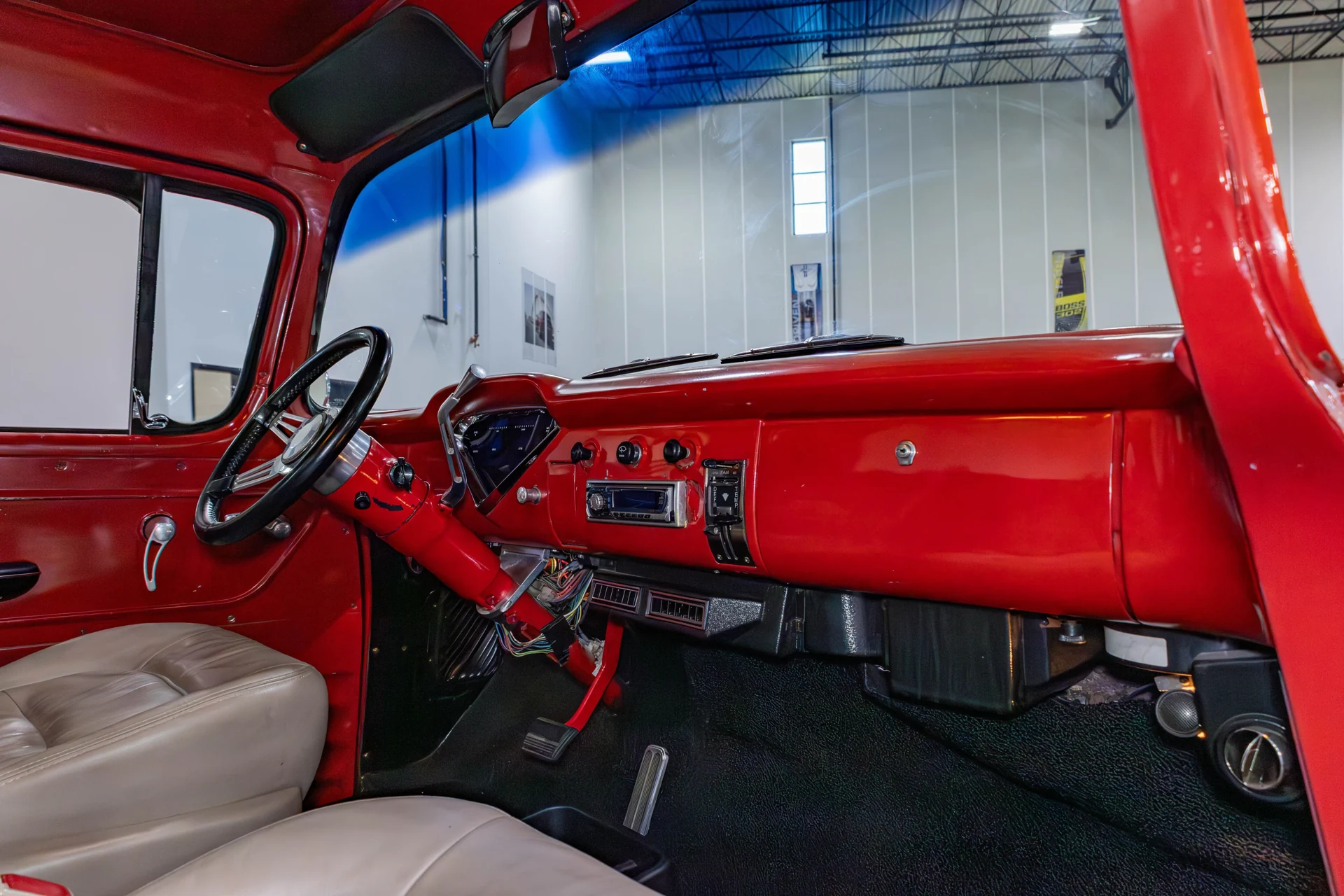 Interior of the 1955 Chevrolet 3100