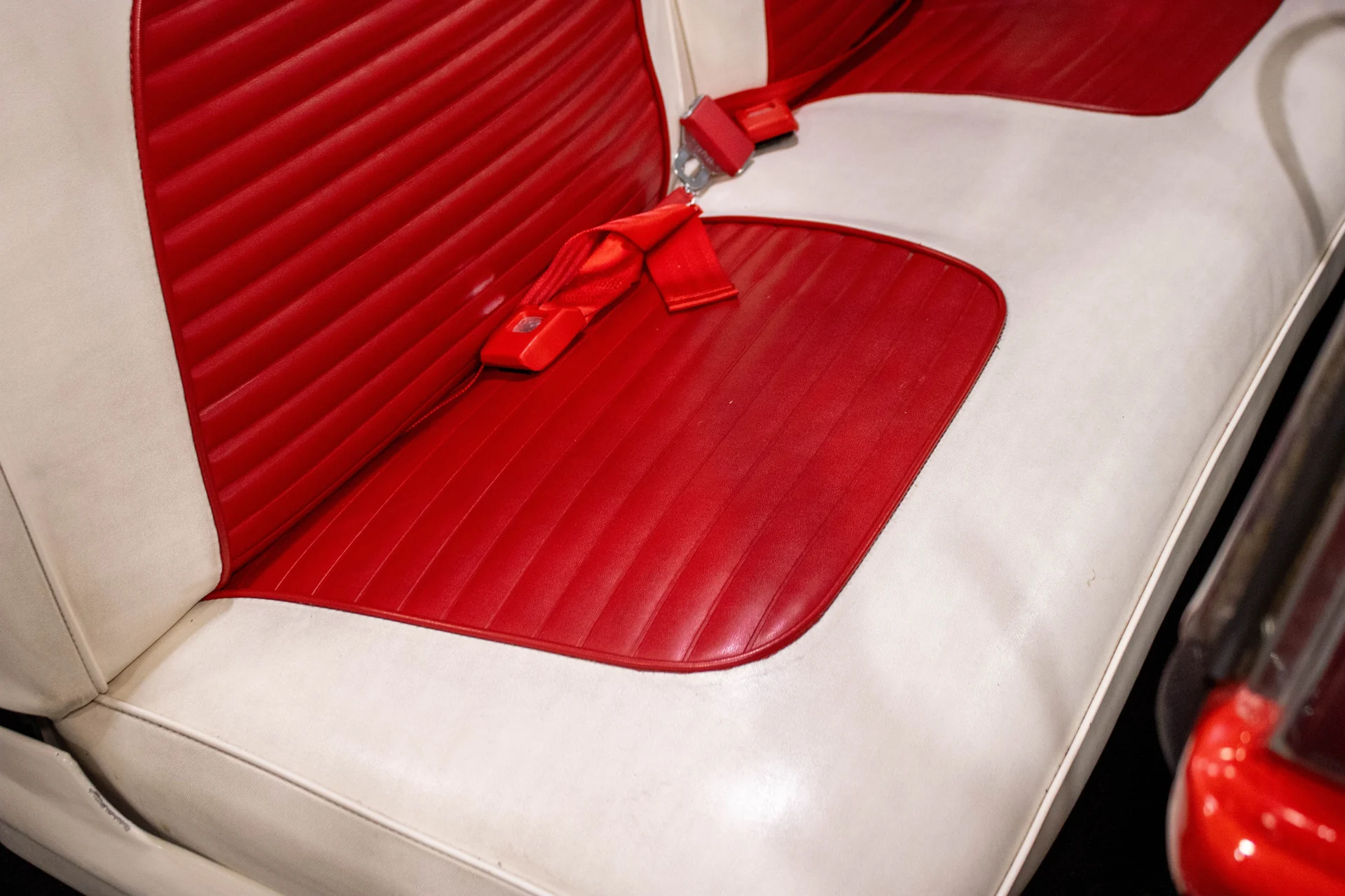 Interior of the 1955 Ford Fairlane Sunliner