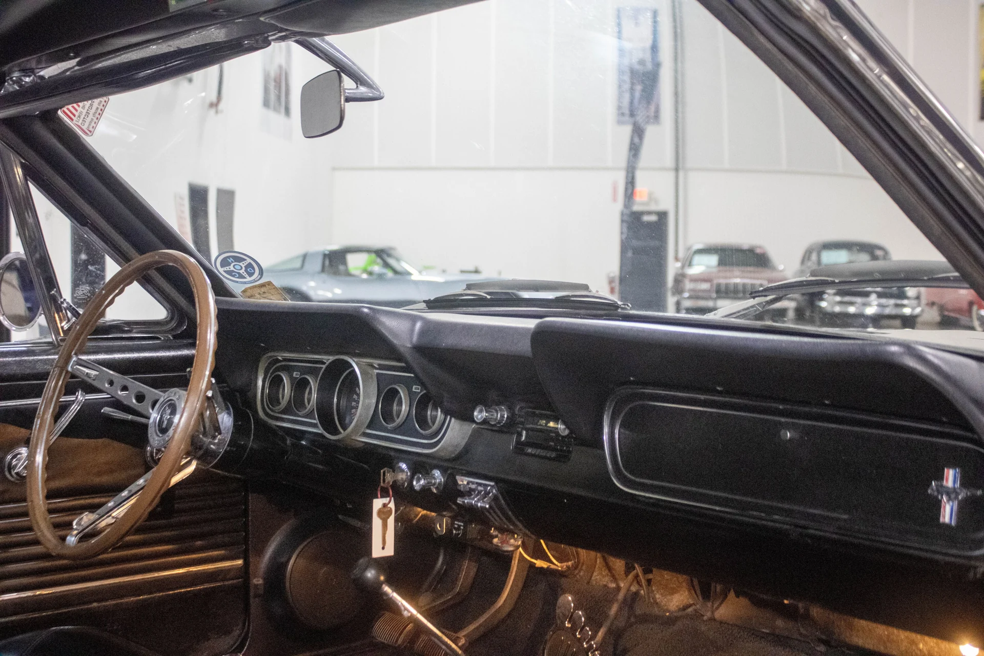 Interior of the 1966 Ford Mustang Convertible