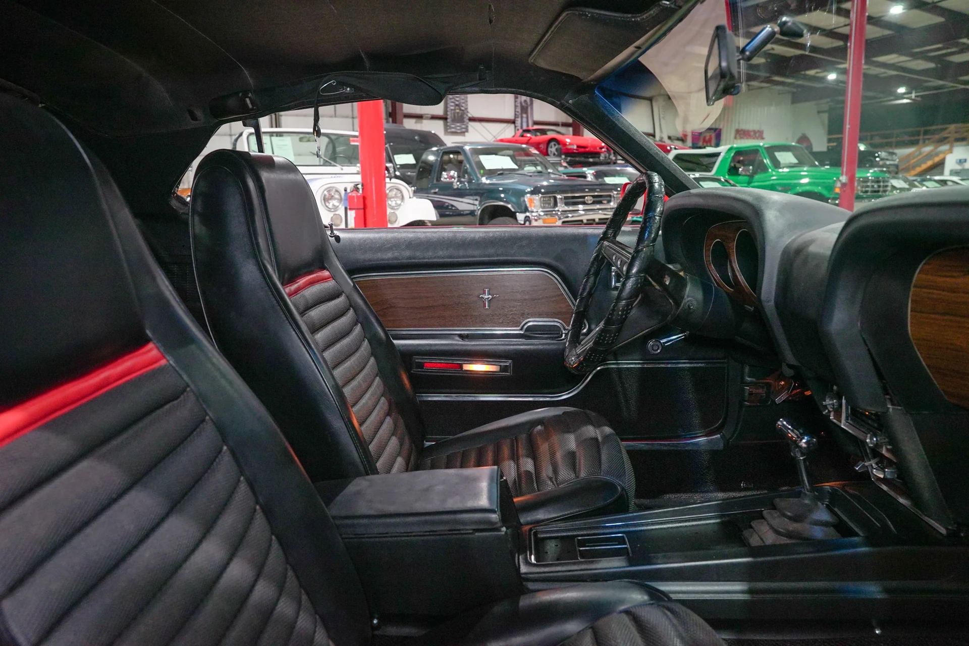 Interior of the 1969 Ford Mustang Mach 1