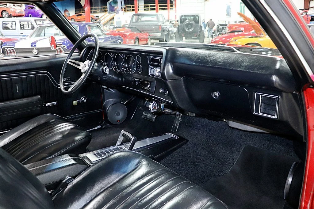 Interior of the 1972 Chevrolet Chevelle SS 454